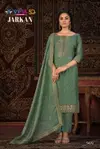 Jarkan Vol 4 By Vipul Shimmer Organza Embroidery Salwar Kameez Wholesale Shop In Surat
